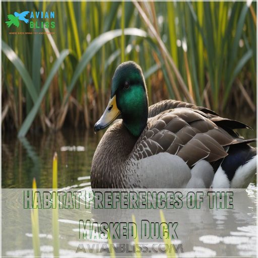 Habitat Preferences of the Masked Duck