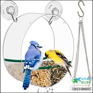 Hanging Window Bird Feeder with