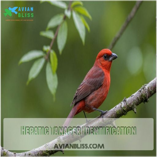 Hepatic Tanager Identification