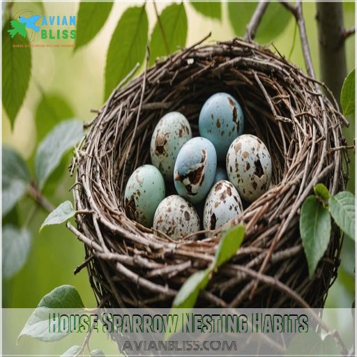 House Sparrow Nesting Habits