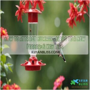 how to attract hummingbirds to a new feeder