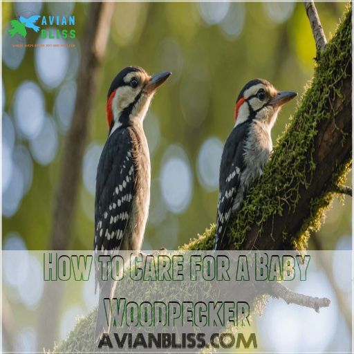 How to Care for a Baby Woodpecker