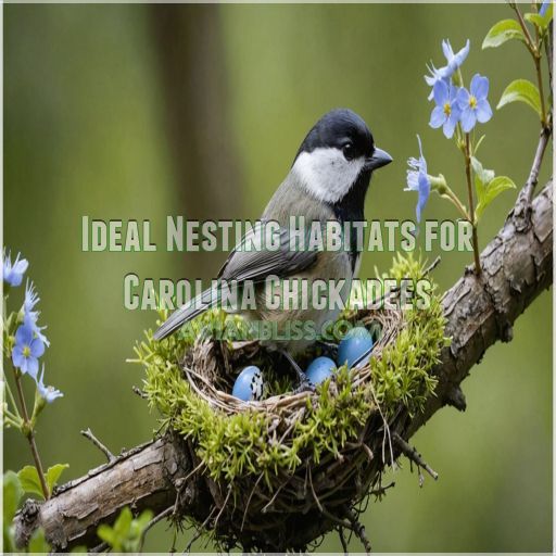 Ideal Nesting Habitats for Carolina Chickadees