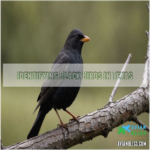 Identifying Black Birds in Texas