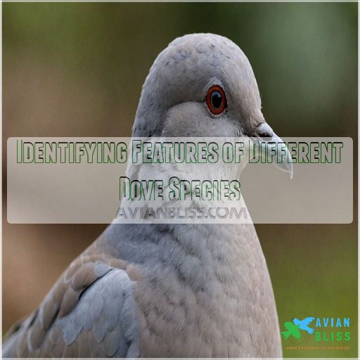 Identifying Features of Different Dove Species