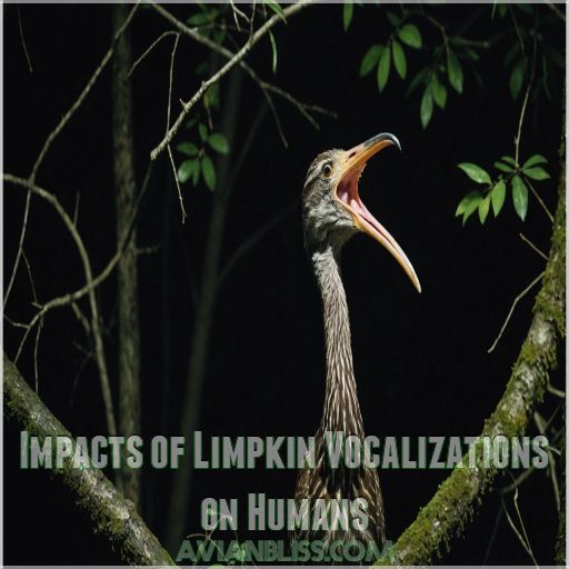 Impacts of Limpkin Vocalizations on Humans