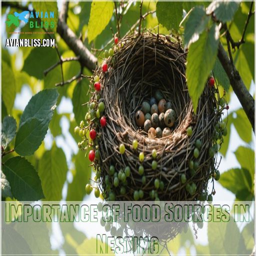 Importance of Food Sources in Nesting