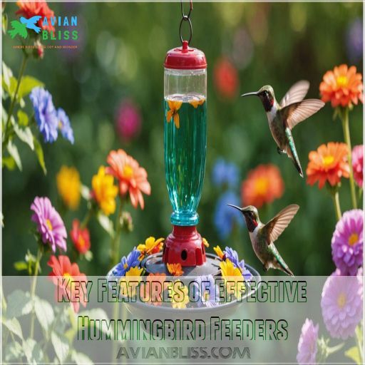 Key Features of Effective Hummingbird Feeders