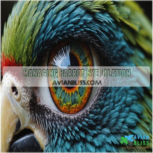 Managing Parrot Eye Dilation