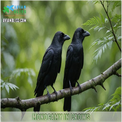 Monogamy in Crows