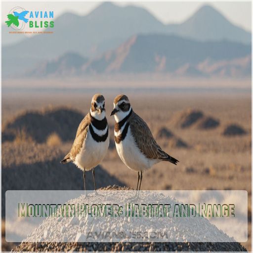 Mountain Plover: Habitat and Range