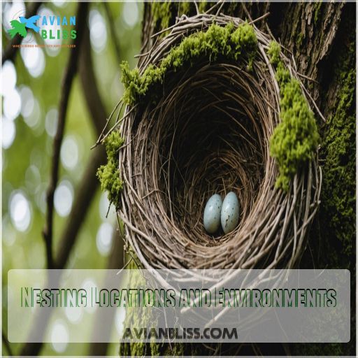 Nesting Locations and Environments