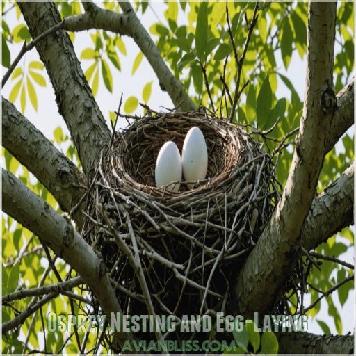 Osprey Nesting and Egg-Laying