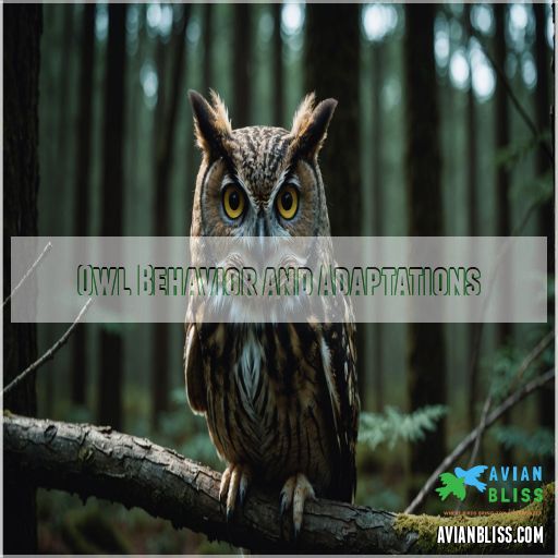 Owl Behavior and Adaptations