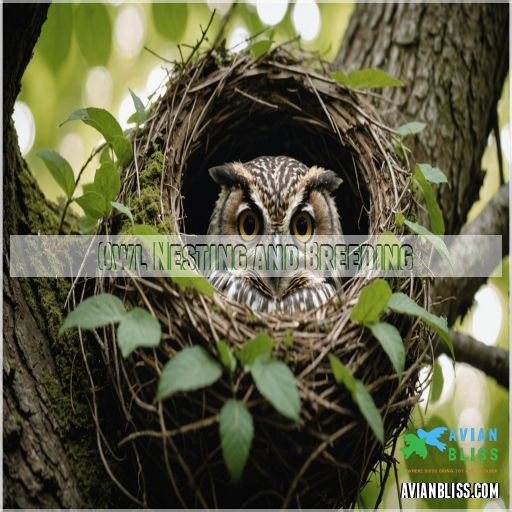 Owl Nesting and Breeding