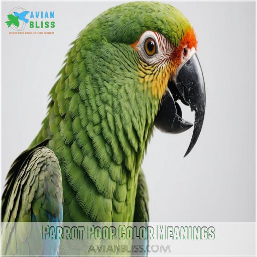 Parrot Poop Color Meanings