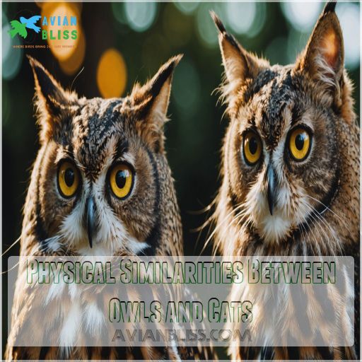 Physical Similarities Between Owls and Cats