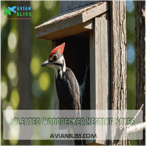 Pileated Woodpecker Nesting Boxes