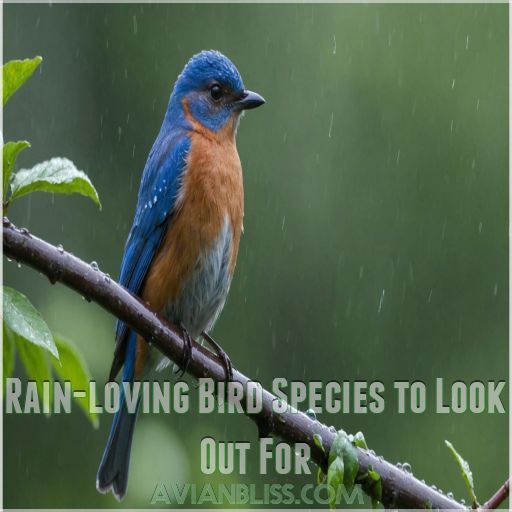 Rain-loving Bird Species to Look Out For