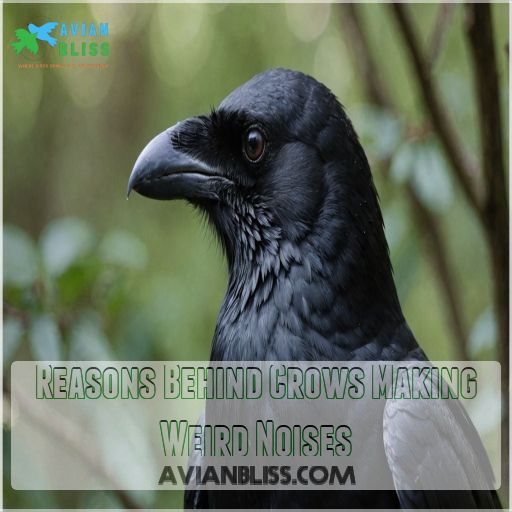 Reasons Behind Crows Making Weird Noises