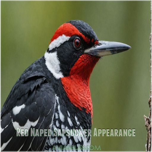 Red Naped Sapsucker Appearance