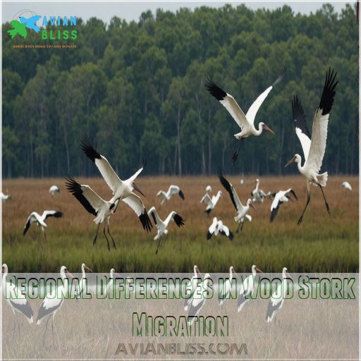 Regional Differences in Wood Stork Migration