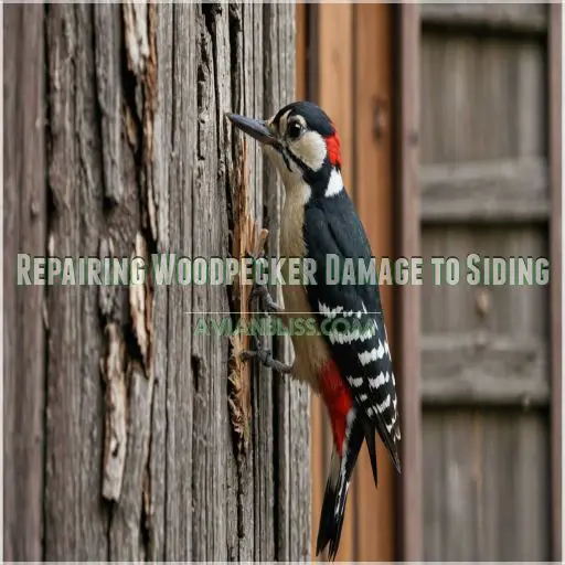 Repairing Woodpecker Damage to Siding