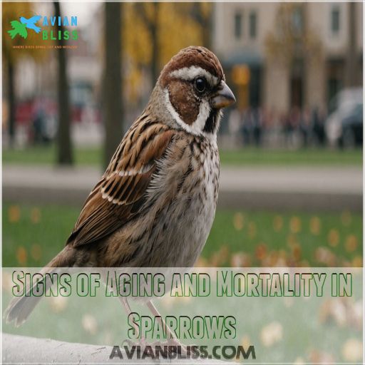 Signs of Aging and Mortality in Sparrows