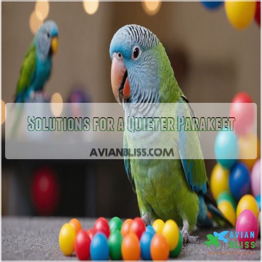 Solutions for a Quieter Parakeet