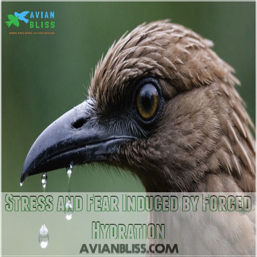 Stress and Fear Induced by Forced Hydration