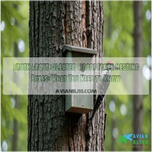 truth about pileated woodpecker nesting boxes