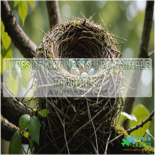 Types of Bird Nests: From Simple to Complex