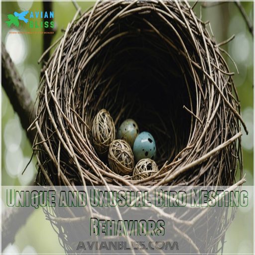 Unique and Unusual Bird Nesting Behaviors