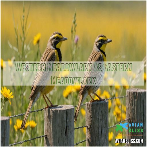 Western Meadowlark Vs Eastern Meadowlark