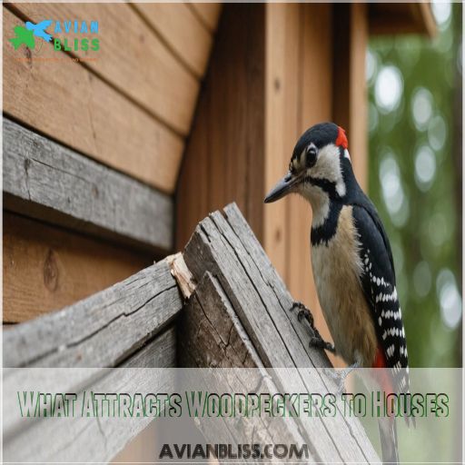 What Attracts Woodpeckers to Houses