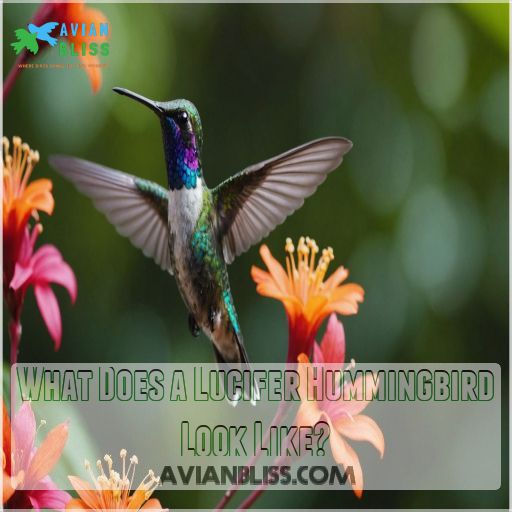 What Does a Lucifer Hummingbird Look Like