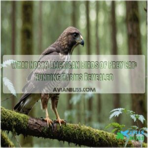 what north american birds of prey eat