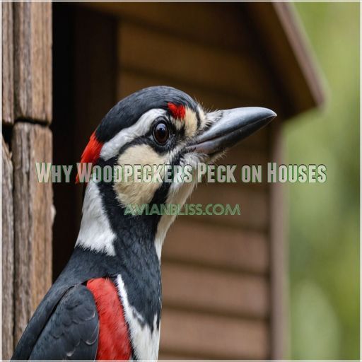 Why Woodpeckers Peck on Houses