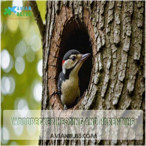 Woodpecker Nesting and Parenting