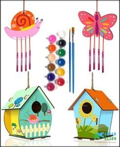 4 Pack DIY Bird House