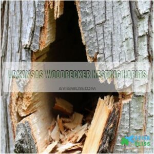 Arkansas Woodpecker Nesting Habits