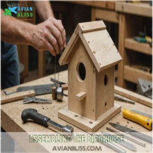 Assembling The Birdhouse