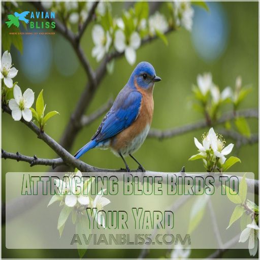 Attracting Blue Birds to Your Yard