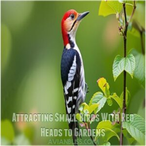 Attracting Small Birds With Red Heads to Gardens