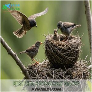 Baby Bird Development Stages