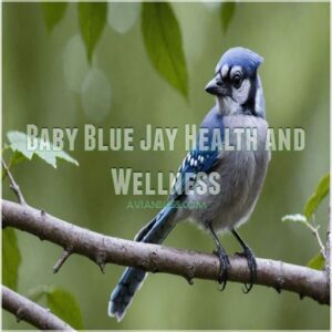 Baby Blue Jay Health and Wellness