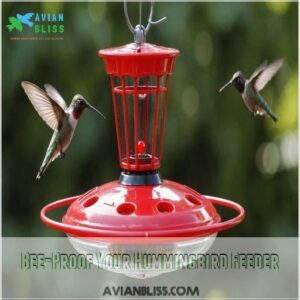 Bee-Proof Your Hummingbird Feeder