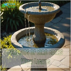 Benefits of Bird Baths With Lights