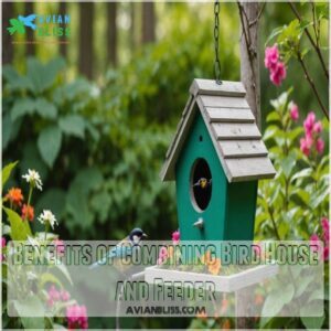 Benefits of Combining Bird House and Feeder