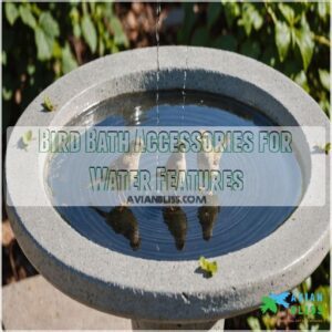 Bird Bath Accessories for Water Features